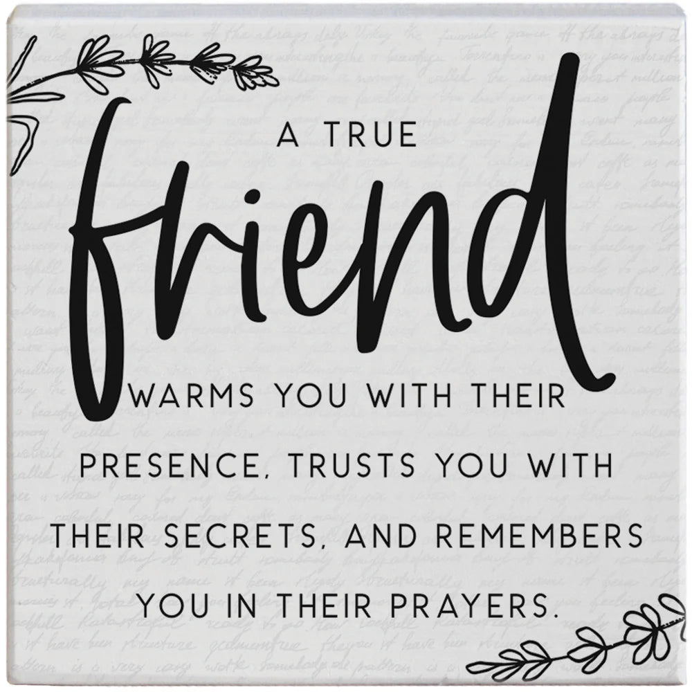 Novelty Sign - True Friend