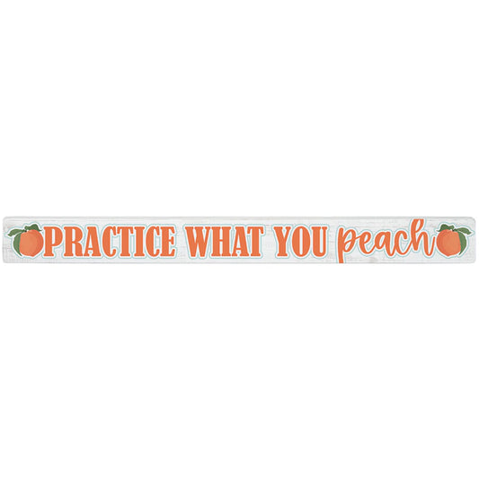 Novelty Sign - Practice Peach