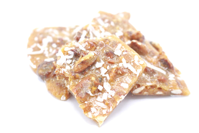 Fredericksburg Pecan Company Coconut Pecan Brittle 8 oz